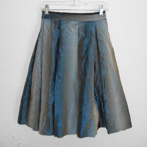 DKNY silk iridescent skirt